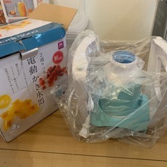 中古⭐︎電動かき氷器の画像