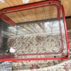 ガラステーブル レトロ