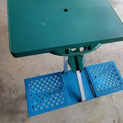 値下げ【中古】キャンプテーブルイスセットの画像