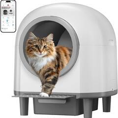 CATCOOL猫 トイレ 自動 10つのセンサー搭載 猫用階段付...