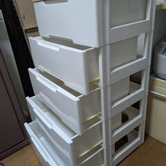 衣類収納チェスト5段の画像