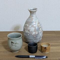 3合徳利、湯呑み、ぐい呑み