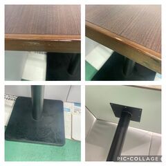 ☆中古￥1,000！ダイニングテーブル　家具　リビング　カウンター　インテリア　幅60㎝ｘ奥行75㎝ｘ高さ72㎝　【BE056】の画像