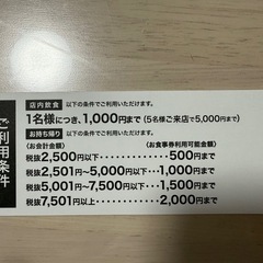 【予定者決定】シージャック　3,200円お食事券＋おまけの画像