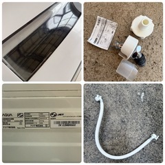 AQUA 2021年製 6kg 洗濯機 アクア AQW-S6M(W)の画像