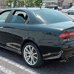 ★車検たっぷりR8/10★アルファ156★TI2.0JTS★黒革シート★シートヒーター★17インチアルミ/ETC他の画像