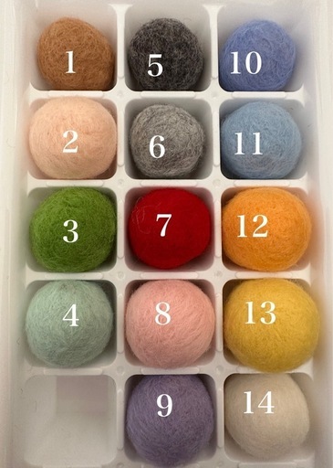 鈴入り羊毛ボール 猫おもちゃ