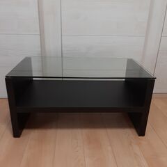 (家具）ガラスセンターテーブル,コンパクトテーブル,来客テーブル