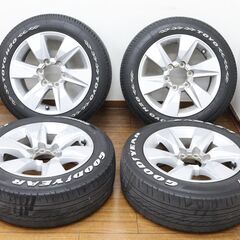 8/16値下げ✨現状品✨ランドクルーザー✨プラド✨150系✨タイヤ/純正ホイールセット✨215/60R17C✨P213の画像