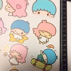 ♥新品 キキララ⭐リトルツインスターズ⭐可愛くて大きめステッカー,シール❣️27枚✨の画像