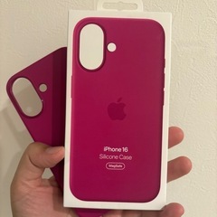 【純正】iPhone16 シリコンケース