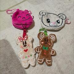 TDLミッキーミニークッキーポーチ blondy  くまさんポーチ