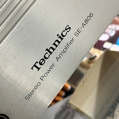 Technics SE-A806 パワーアンプ　美品動作品！の画像