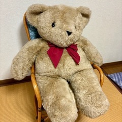 特大1mくまのぬいぐるみ！癒しグッズとして最適ですの画像