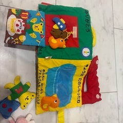 ミキハウス☆布絵本　指人形　マーブルくんのいちにちの画像