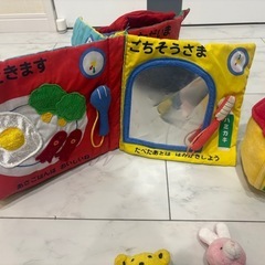 ミキハウス☆布絵本　指人形　マーブルくんのいちにちの画像