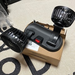 新品  ポータブル ツイン 扇風機 360度回転 5枚羽根 USB 熱対策 低騒音 風速 風量 調節 小型扇風機 車内 の画像