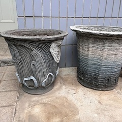植木鉢2点セット【5月30日迄の投稿】