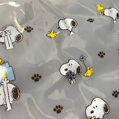 SNOOPY PEANUTS プールバッグ ビニールバッグの画像