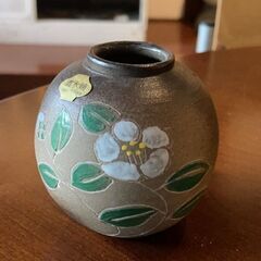 ころんとかわいい清水焼一輪挿し