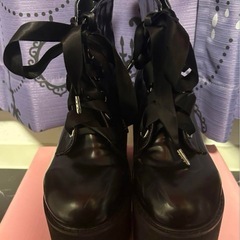 BUBBLES 編み上げショート
 ブーツ