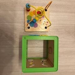 西松屋　アクティビティキューブ　あそぼっくす　モンテッソーリ　知育玩具の画像
