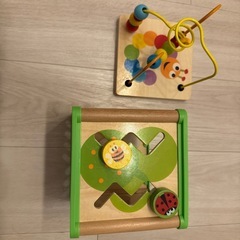 西松屋　アクティビティキューブ　あそぼっくす　モンテッソーリ　知育玩具の画像