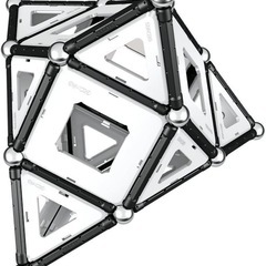 ✨知育玩具✨ゲオマグ パネル104 ブラック&ホワイト 013の画像