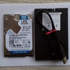 1TB 2.5インチHDD+USBケース