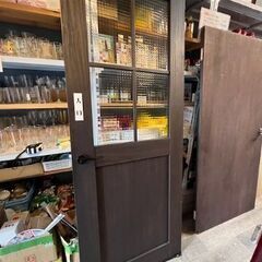 【中古】ガラス扉　左吊元