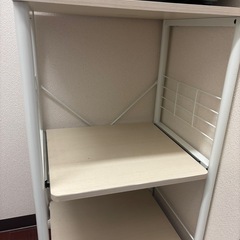 【広島市付近】食器棚　2年使用　美品 食器棚 ニカ 3点セット オーク [幅201cm](3点セット 5Y)ｵｰｸ