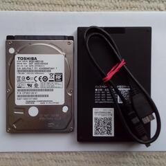 1TB HDD 2.5インチ☆TOSHIBA☆外付けHDD