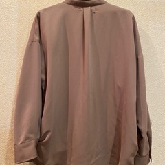 discoat ブラウスシャツ　ブラウンベージュ系Mの画像