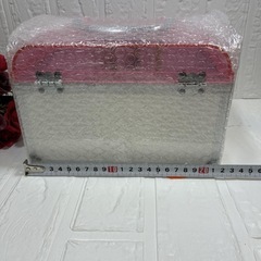 多機能収納ケース 救急箱　薬箱　収納箱　ピンク 薬用ロックボックスの画像