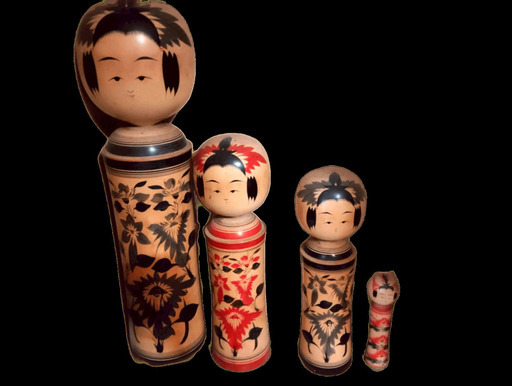 伝統こけし　鳴門こけし