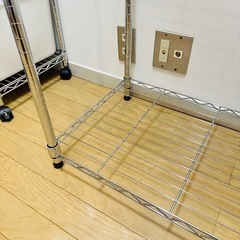 スチールラック 幅85 奥行40 高さ175 5段 アルミ 隙間収納の画像