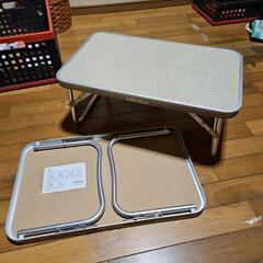 初期キャプテンスタッグ　パール金属　アウトドアテーブル2つ