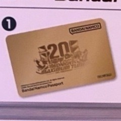 湾岸ミッドナイト　20周年記念バナパス１枚金、銀、黒、50ポイン...