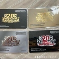 湾岸ミッドナイト　20周年記念バナパス１枚金、銀、黒、50ポイントカードの画像