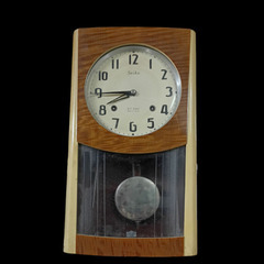 ●(中古)昭和レトロ SEIKO ゼンマイ式掛け時計