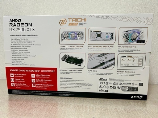 ★新品未使用★ ASRock RX 7900 XTX Taichi White OC 24GB グラボ 