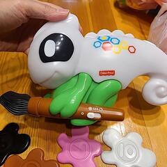 【引き取り限定】フィッシャープライス、カメレオンのオモチャの画像