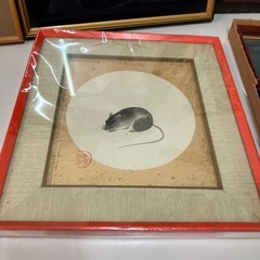 額縁 おまとめ6点セット/木製/角型/書画/壁掛け/玄関飾り/壁飾り/風景画/の画像