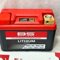 バイク用　BSリチウムバッテリー BS Li-04/06 ★ Y...