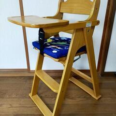 (お話中) ☆美品☆ KATOJI 木製ハイチェア