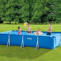 新品未使用未開封　インテックスプールカバー付き 　