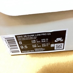 堀米 雄斗(Yuto Horigome) × Nike SB Dunk Low Pro QS "Wolf Grey"の画像