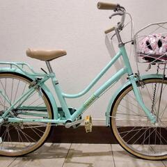 ２４インチ【美品】自転車（ヘルメット付き）　