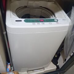 洗濯機4.5キロ　2019年式　無料