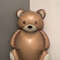 1歳お誕生日　バルーン　くまの画像